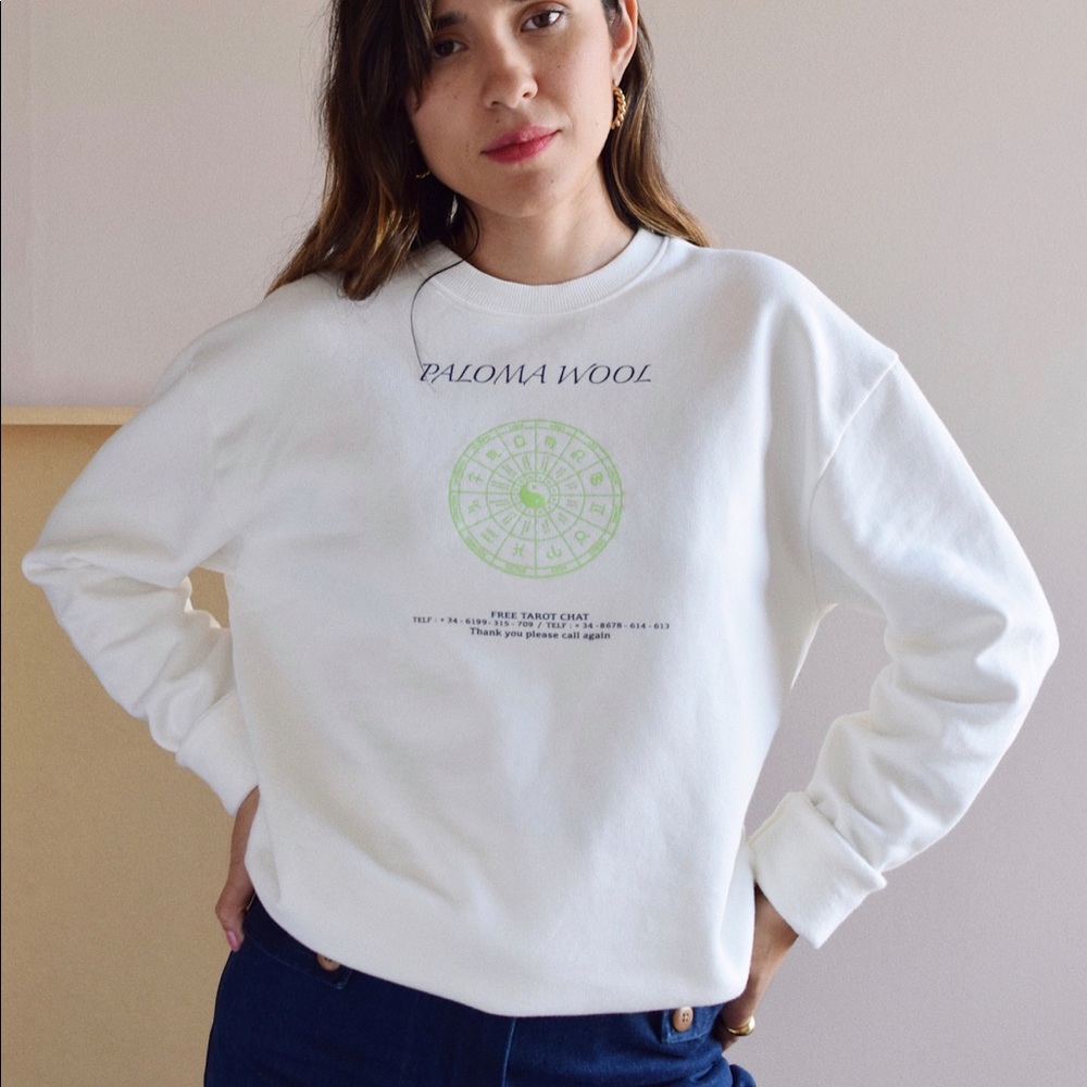 Paloma Wool tarot chat crew neck sweatshirt